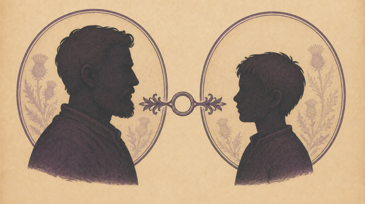 Illustration of the patronymic origin of Mac and Mc surnames