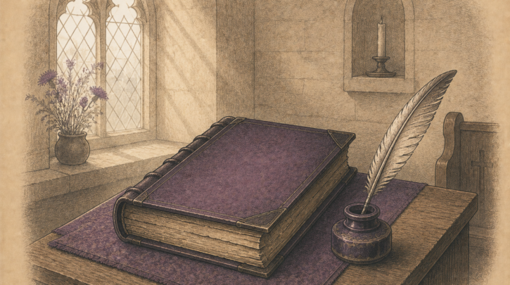 Illustration of a Scottish old parish register (OPR)