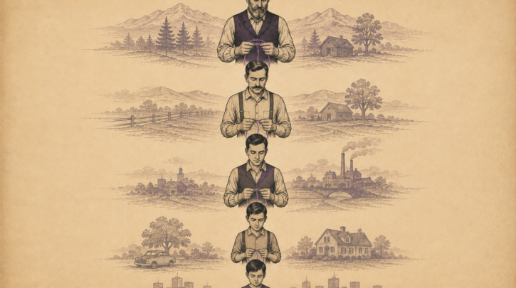 Illustration of the paternal line traced by Scottish Y-DNA surname projects