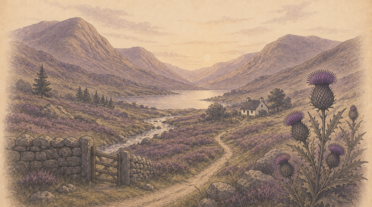 Illustration of Scottish heritage and belonging, independent of citizenship